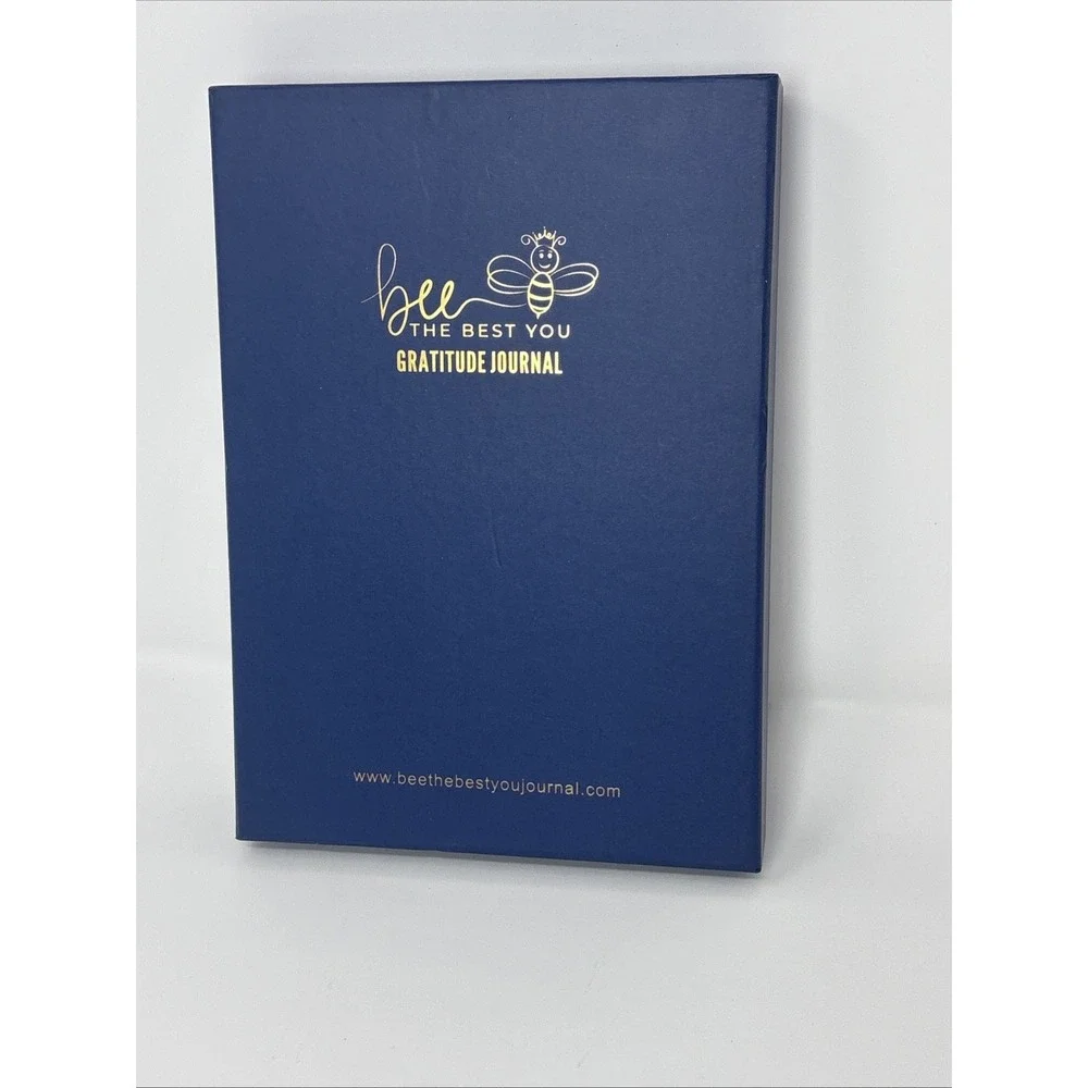 Bee The Best‎ You Gratitude Journal Navy Blue 12 Week Program Planner Gift Box